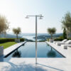 DOCCIA INOX CERBERO 3T Ambientata 100x100
