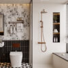 DOCCIA-PARETE-LEVANTE-ORO-ROSA DOCCIA PARETE LEVANTE ORO ROSA Ambientata 100x100
