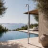 DOCCIA STINTINO INOX Ambientata 100x100