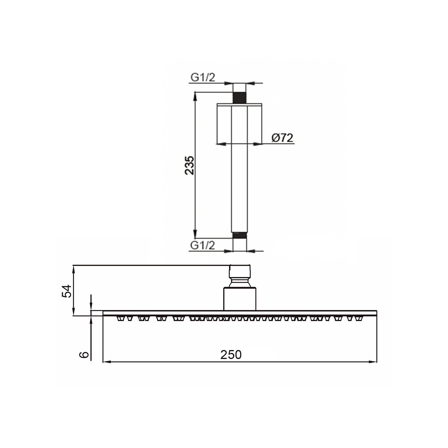 KIT-SOFFITTO-SOFFIONE-LEVANTE-LUNGO-25-INOX KIT-SOFFITTO-SOFFIONE-LEVANTE-LUNGO-25-INOX – Image 3