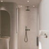 KIT SOFFITTO SOFFIONE LEVANTE LUNGO 25 INOX Ambientata 100x100